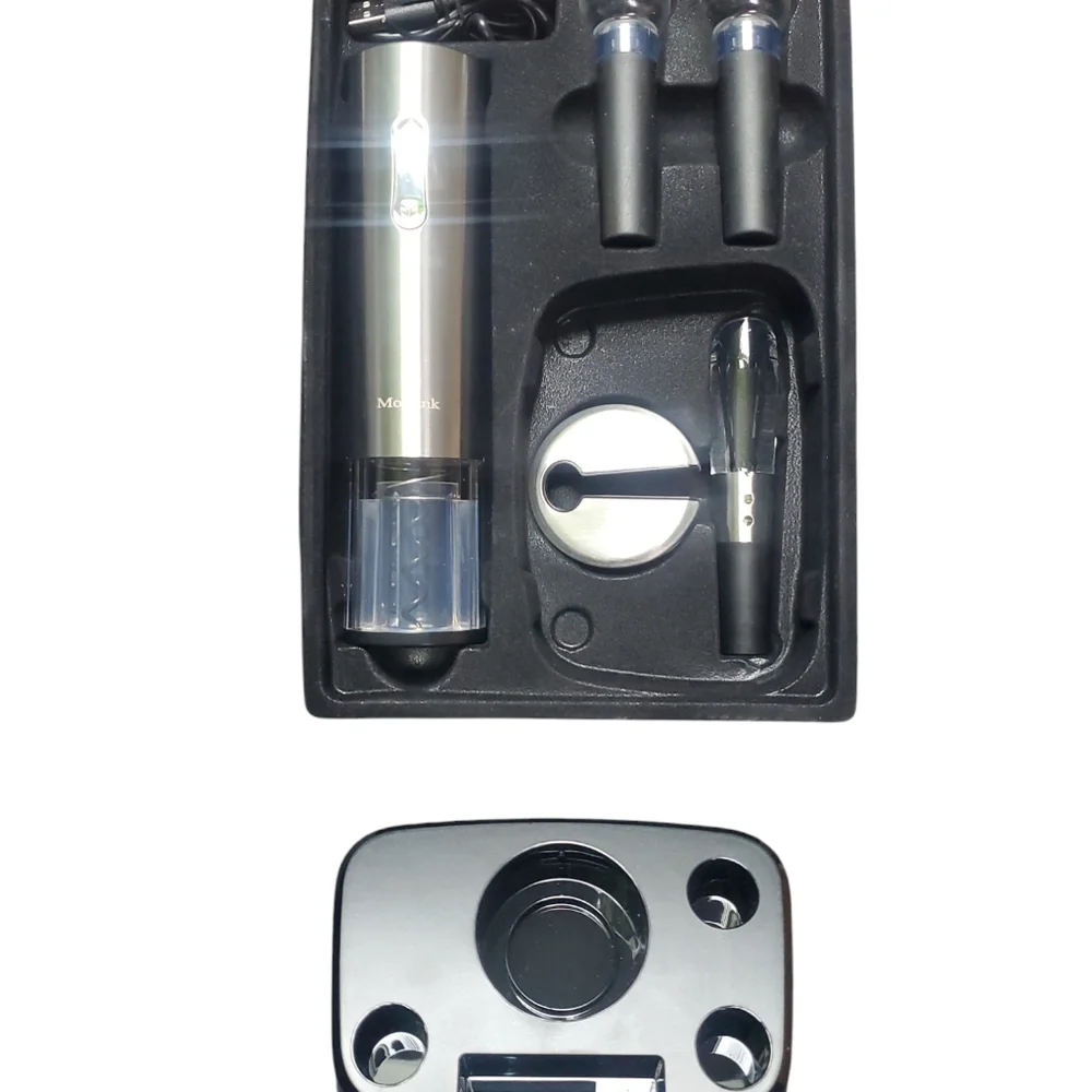 Moriank Wine Gift Set Automatic Bottle Opener Set 6 in One NIB